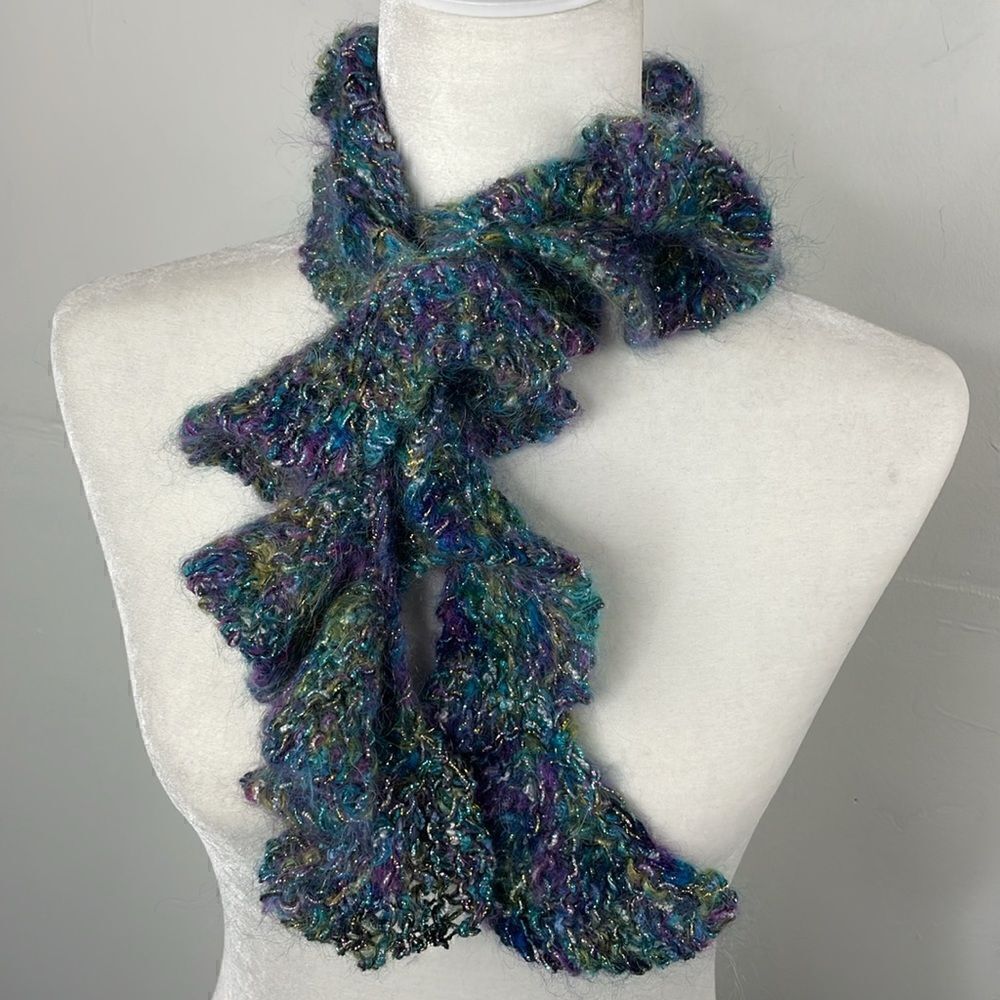 Scarf Multicolor sparkling knit